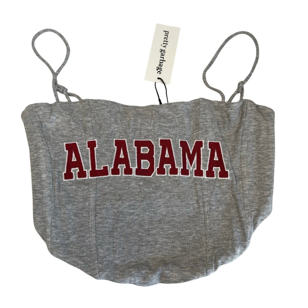 Alabama Crimson Tide Corset Halter Top Size  SMALL Spaghetti Straps University